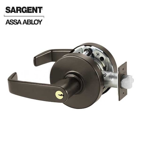 SARGENT 10 Line Series Cylindrical Lock Mechanical Entrance or Office L Trim L Rose Strike Lip Length 1-1/4 SRG-28-10G05-LL-10BE